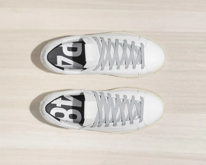 Jack All White WomenMen P448 Low Tops Jack All White WomenMen P448 Low Tops
