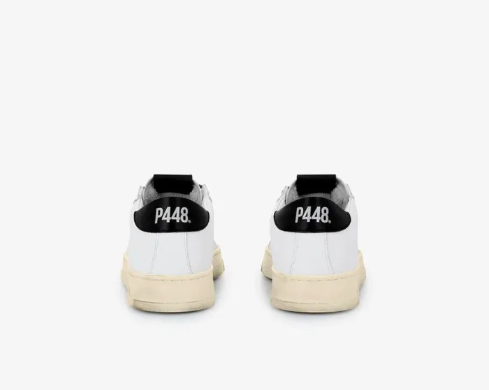 Jack Recycled WhiteBlack Men P448 Low Tops Jack Recycled WhiteBlack Men P448 Low Tops