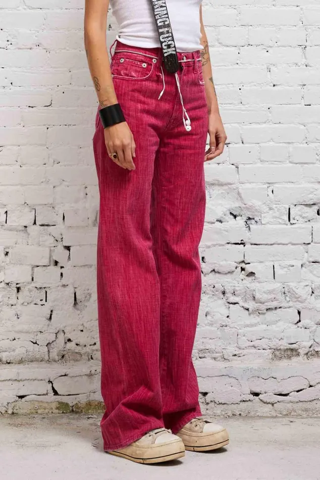 JANE JEAN 8211 VIVID PINK Women R13 Denim