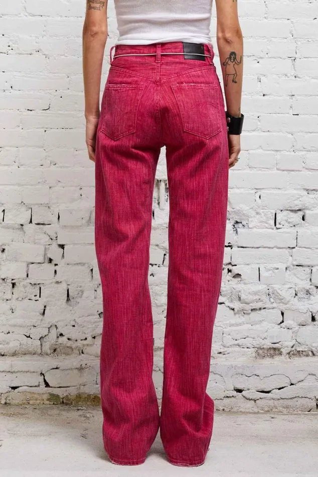 JANE JEAN 8211 VIVID PINK Women R13 Denim