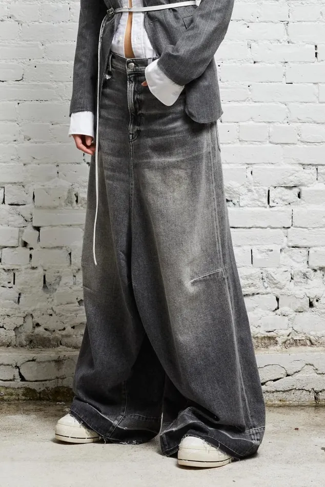 JESSE JEAN 8211 VINTAGE GREY Women R13 Denim