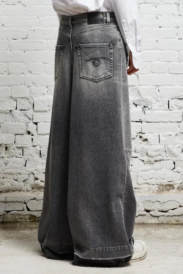 JESSE JEAN 8211 VINTAGE GREY Women R13 Denim