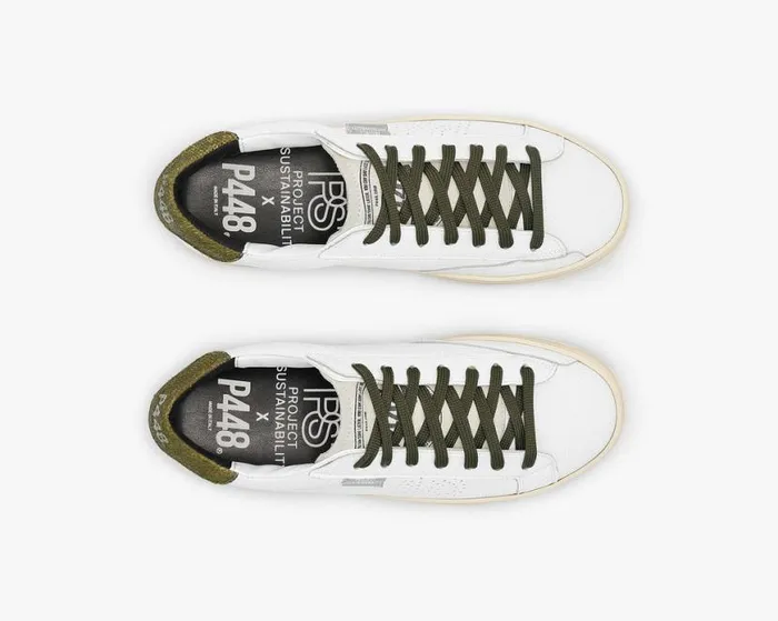 John Lionfish WhiteArmy WomenMen P448 Low Tops