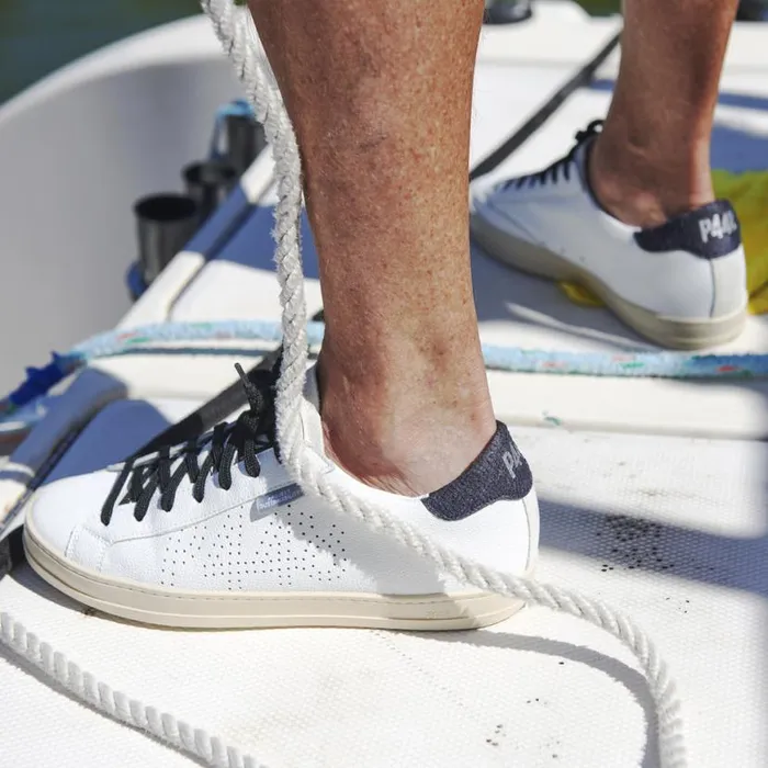 John Lionfish WhiteDark WomenMen P448 Low Tops