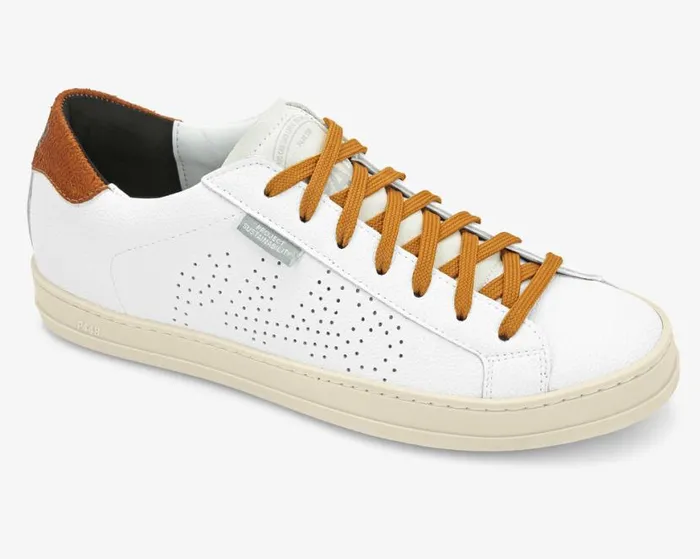 John Lionfish WhiteMustard WomenMen P448 Low Tops