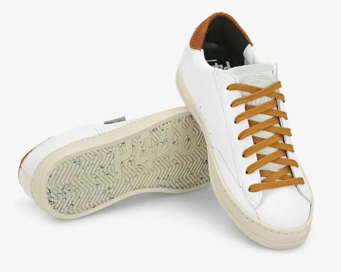 John Lionfish WhiteMustard WomenMen P448 Low Tops