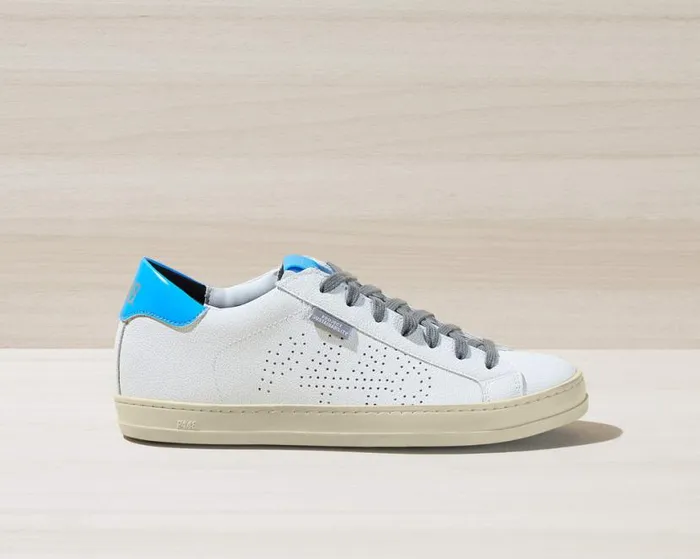 John Recycled WhiteBlue WomenMen P448 Low Tops