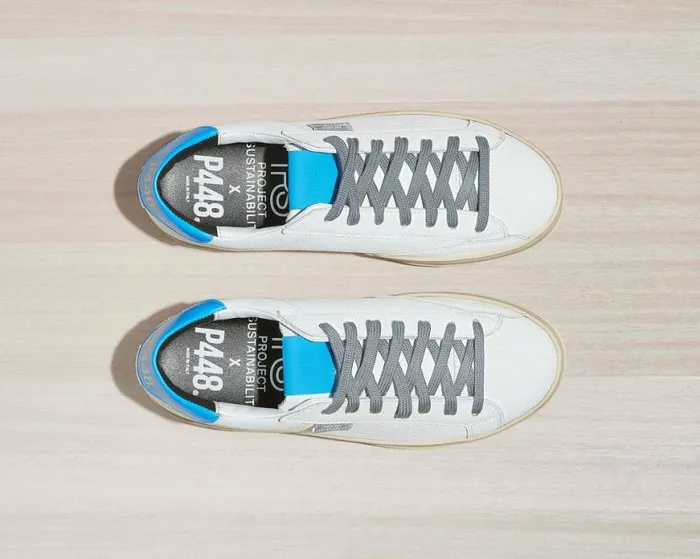 John Recycled WhiteBlue WomenMen P448 Low Tops John Recycled WhiteBlue WomenMen P448 Low Tops