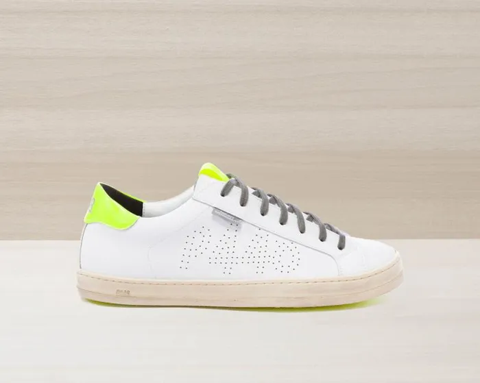 John Recycled WhiteYellow WomenMen P448 Low Tops