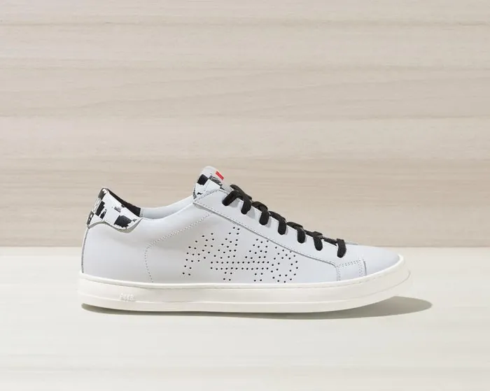John Stained Check Men P448 Low Tops