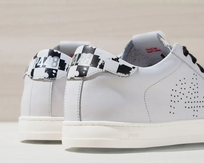John Stained Check Men P448 Low Tops John Stained Check Men P448 Low Tops