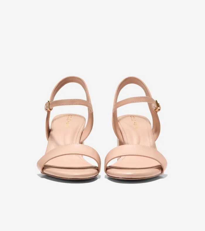 Josie Block Heel Sandals Brush Leather Women Cole Haan Heels and Pumps