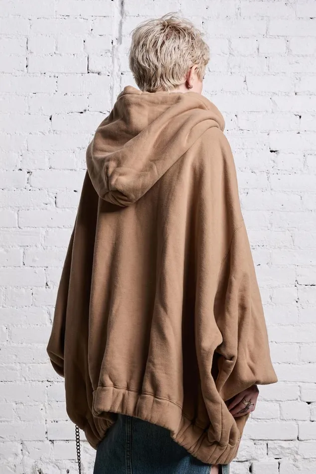 JUMBO PULLOVER HOODIE 8211 KHAKI Women R13 Tops