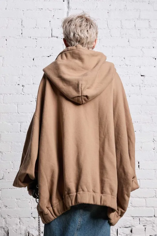 JUMBO PULLOVER HOODIE 8211 KHAKI Women R13 Tops