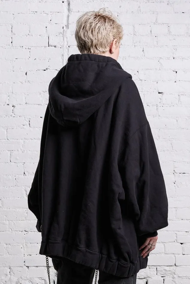 JUMBO ZIP HOODIE 8211 BLACK Women R13 Tops
