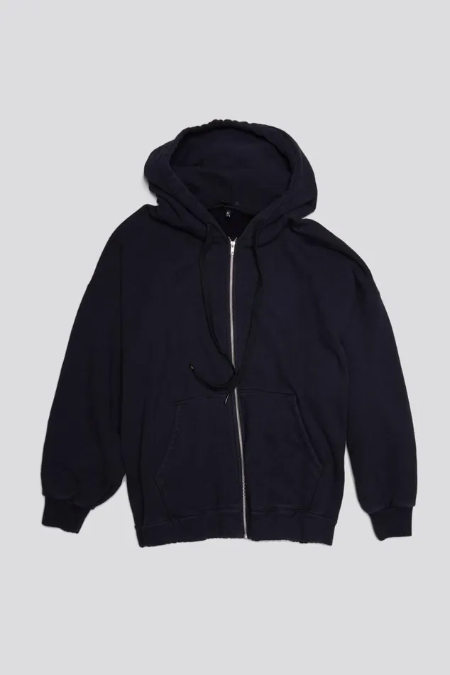 JUMBO ZIP HOODIE 8211 BLACK Women R13 Tops