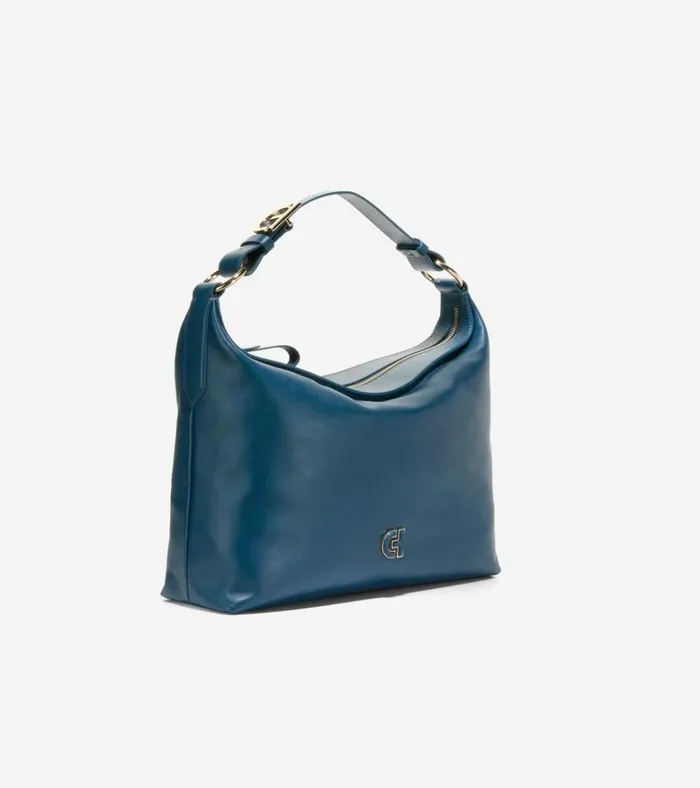 Kamila Hobo Bag Blue Wing Teal Women Cole Haan Shoulder Bags