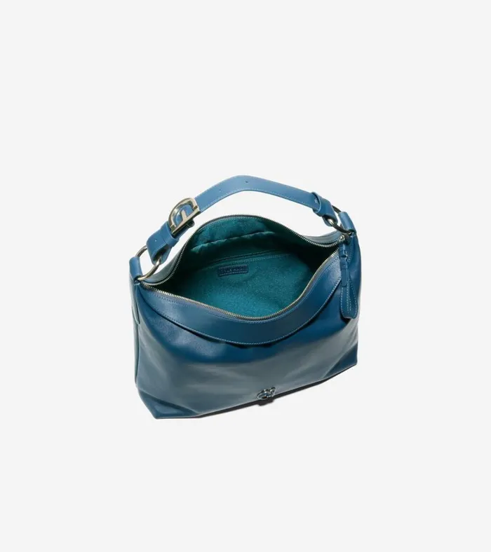 Kamila Hobo Bag Blue Wing Teal Women Cole Haan Shoulder Bags