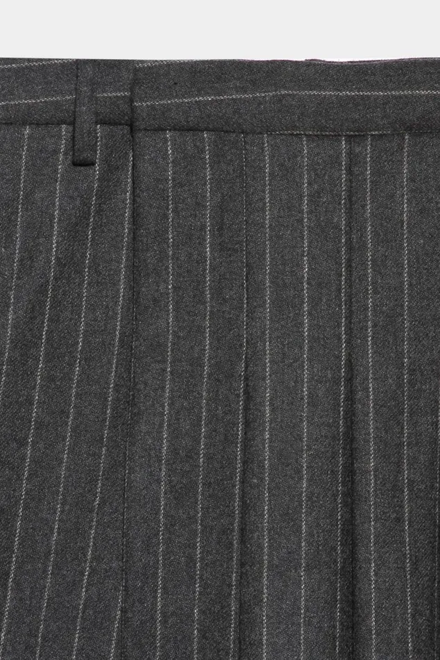 KILTED TROUSER 8211 GREY PINSTRIPE Women R13 Pants and Shorts