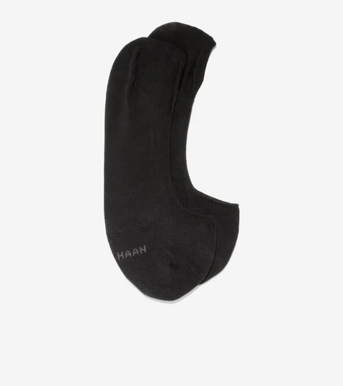 Knit Ballet Sock Liner 8211 2 Pack Black Women Cole Haan Socks