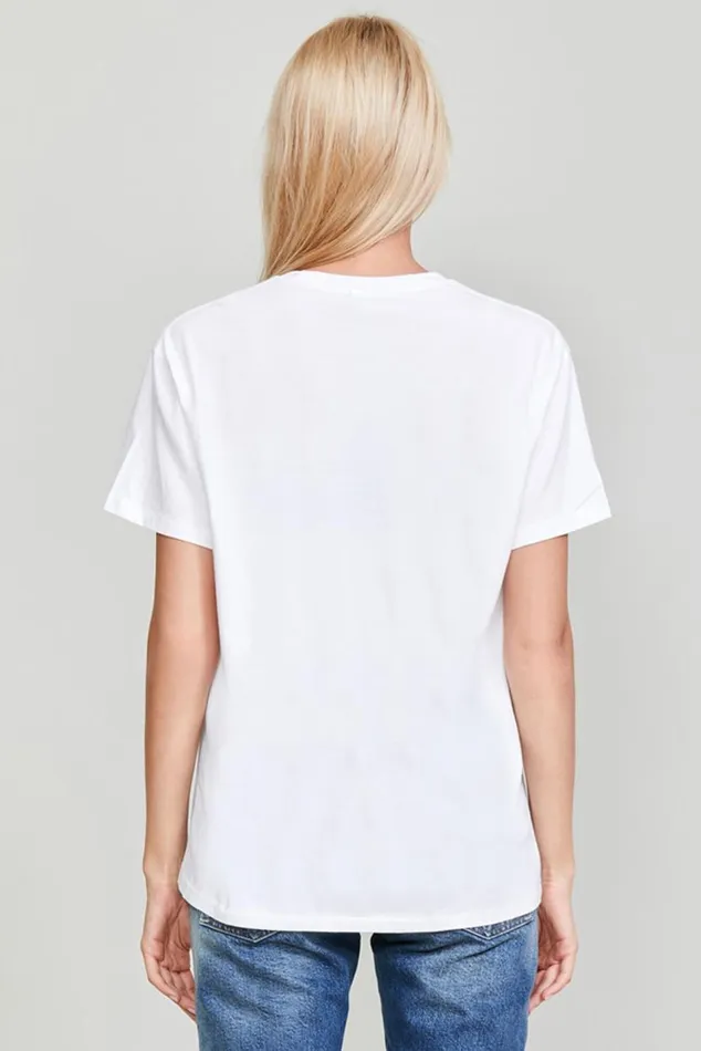 KURT DOODLE BOY T 8211 WHITE Women R13 TShirts