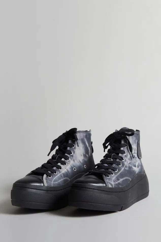 KURT HIGH TOP 8211 BLACKOUT TIEDYE Women R13 Shoes