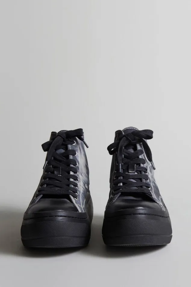 KURT HIGH TOP 8211 BLACKOUT TIEDYE Women R13 Shoes