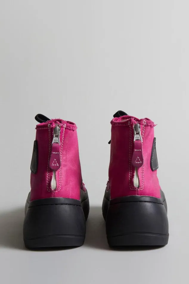 KURT HIGH TOP 8211 HOT PINK CANVAS Women R13 Shoes