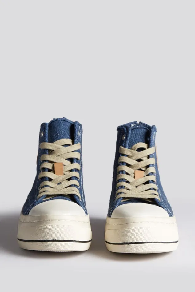 KURT HIGH TOP 8211 LIGHT INDIGO Women R13 Shoes