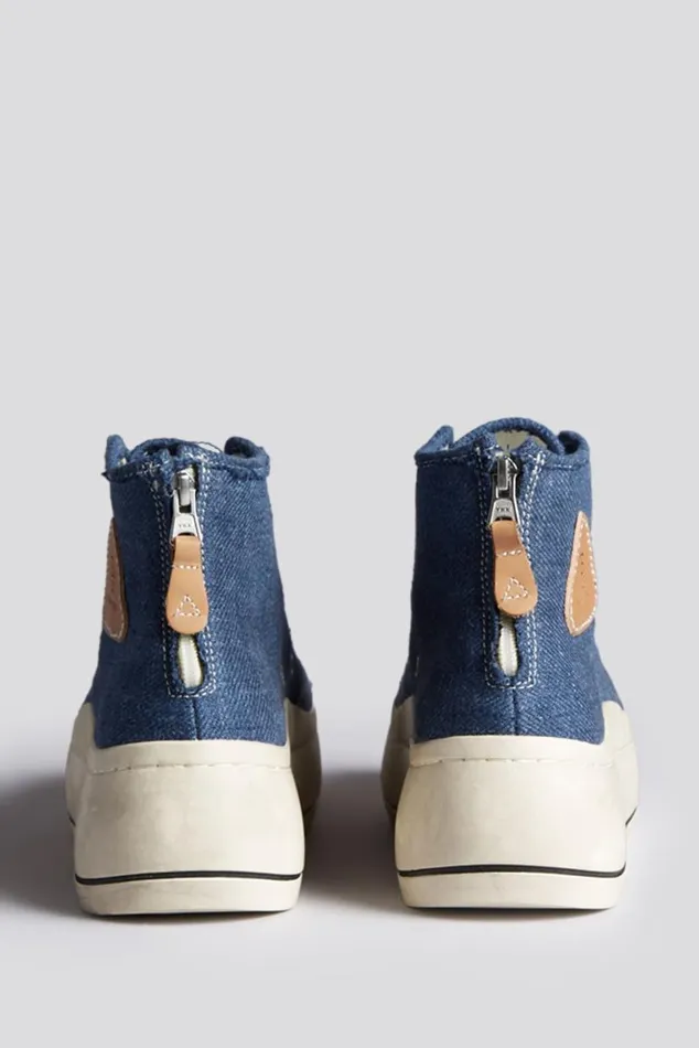 KURT HIGH TOP 8211 LIGHT INDIGO Women R13 Shoes