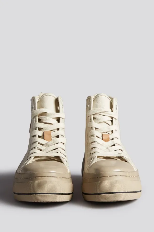 KURT HIGH TOP 8211 NATURAL HERRINGBONE Women R13 Shoes