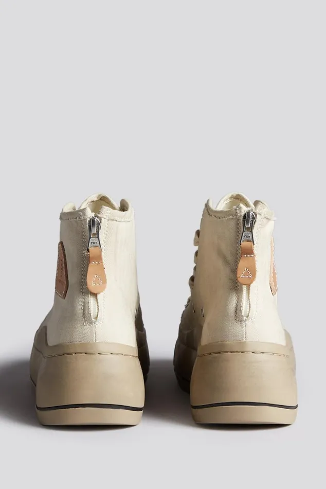 KURT HIGH TOP 8211 NATURAL HERRINGBONE Women R13 Shoes