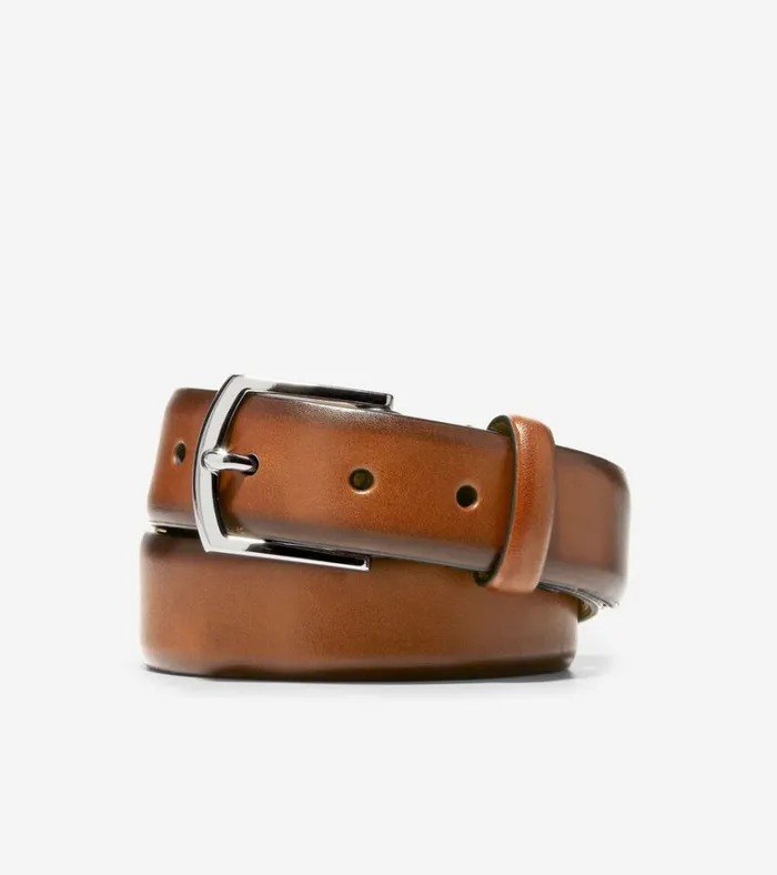 Lewis 32mm Burnished Leather Belt British Tan Men Cole Haan Belts