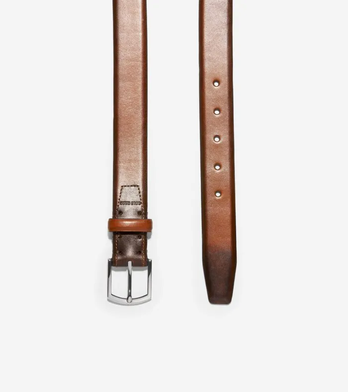 Lewis 32mm Burnished Leather Belt British Tan Men Cole Haan Belts