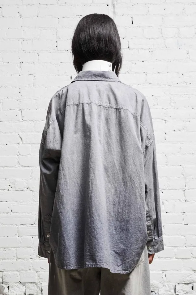 LONG SLEEVE BUTTONUP 8211 BLACK CHAMBRAY Women R13 Tops