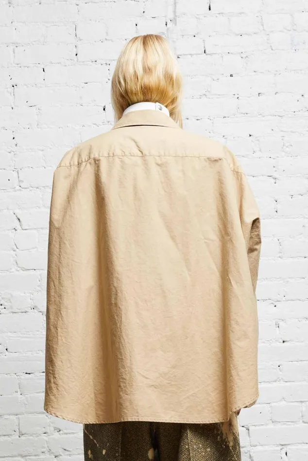 LONG SLEEVE BUTTONUP 8211 KHAKI Women R13 Tops