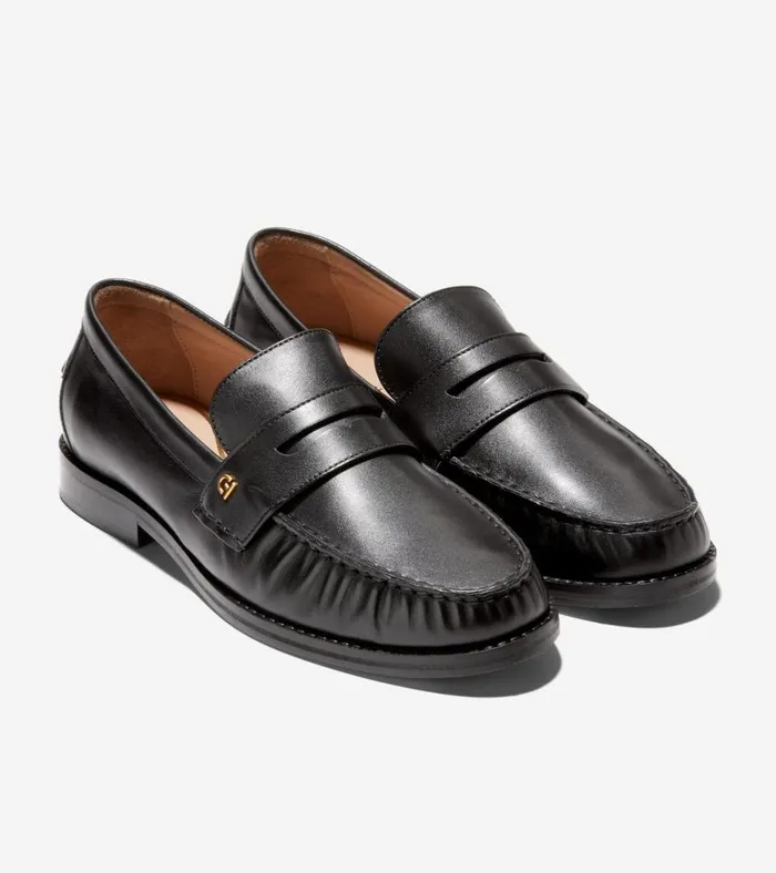 Lux Pinch Penny Loafer Black Women Cole Haan Loafers and Drivers