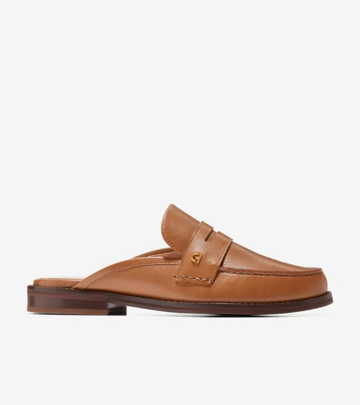 Lux Pinch Penny Loafer Mules Pecan Women Cole Haan Flats and SlipOns