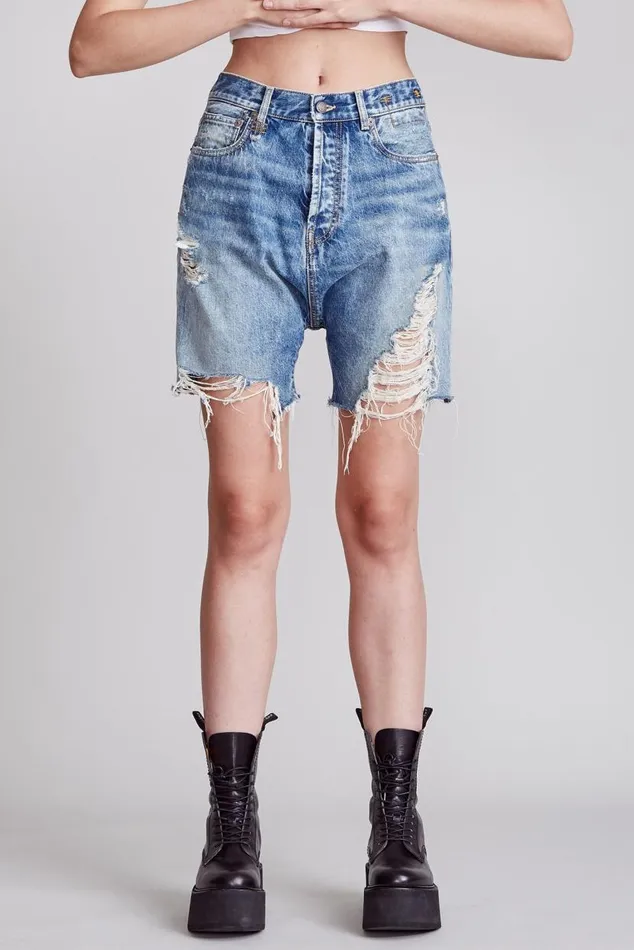 Marky Drop Short 8211 Bain Women R13 Denim