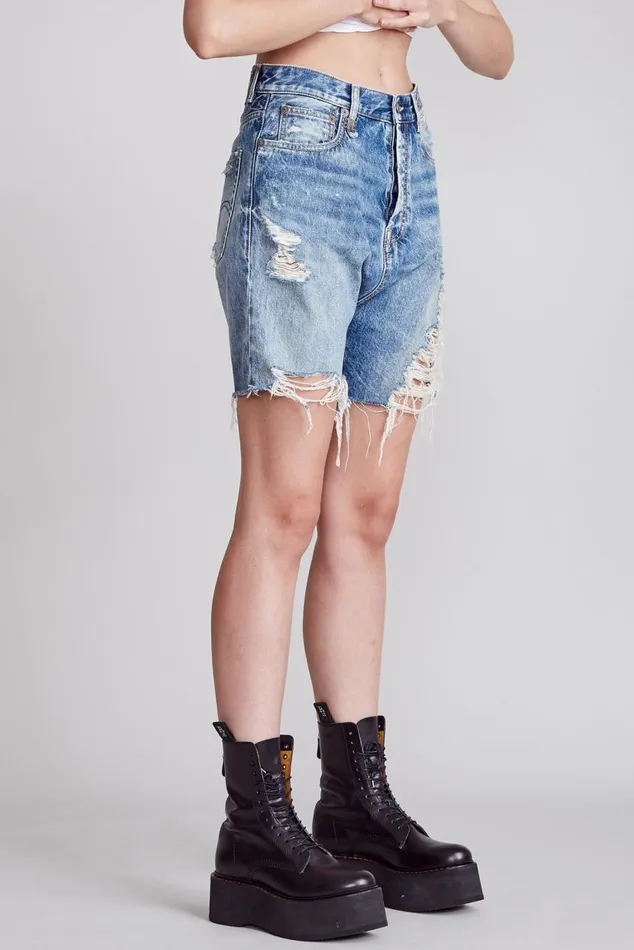 Marky Drop Short 8211 Bain Women R13 Denim