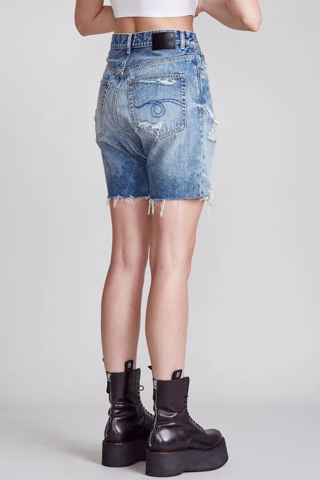 Marky Drop Short 8211 Bain Women R13 Denim