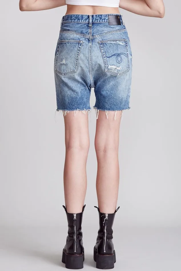 Marky Drop Short 8211 Bain Women R13 Denim