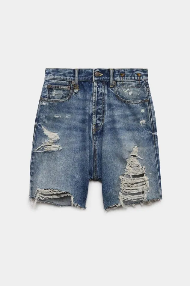 Marky Drop Short 8211 Bain Women R13 Denim