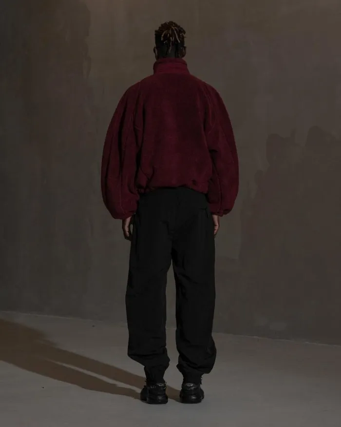 Men Coats And Jackets Han Kjbenhavn Fleece Jacket 8211 Blood Red