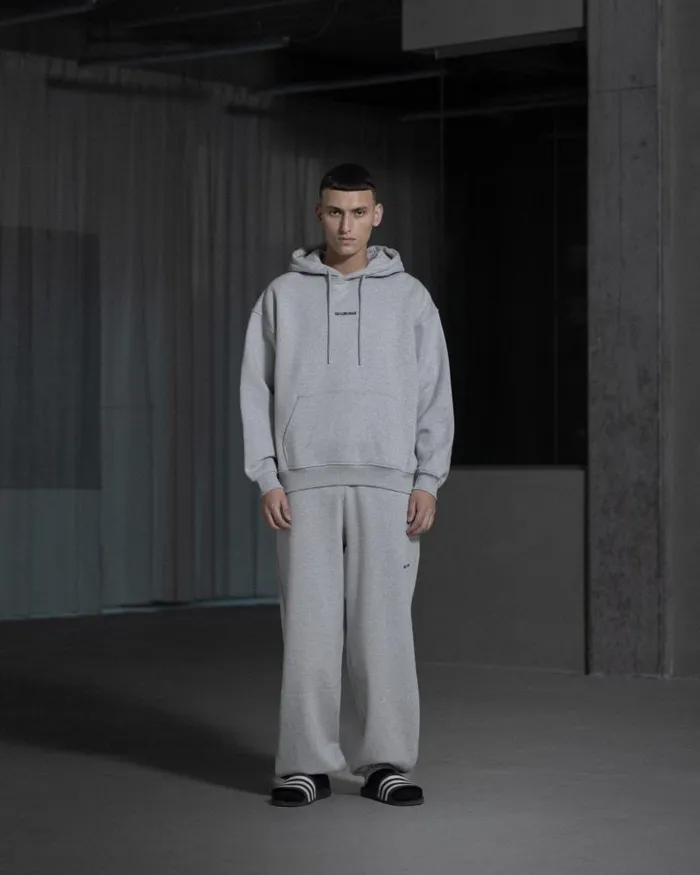 Men Sweatshirts Han Kjbenhavn Daily Oversized Hoodie 8211 Grey Melange