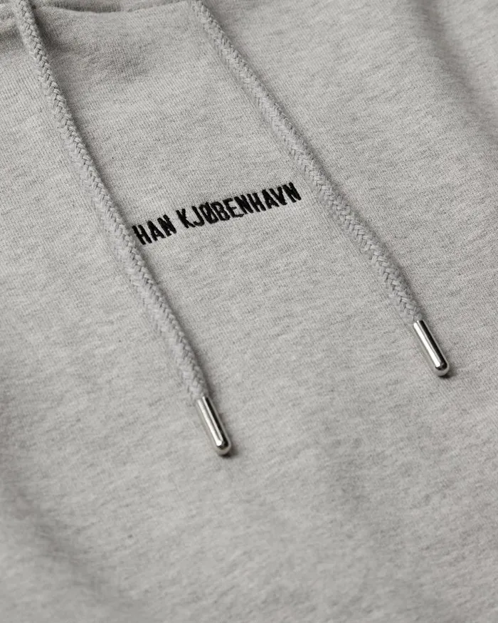 Men Sweatshirts Han Kjbenhavn Daily Oversized Hoodie 8211 Grey Melange