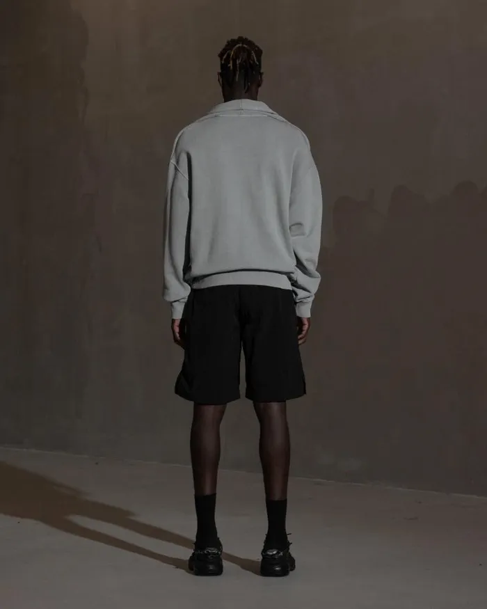 Men Sweatshirts Han Kjbenhavn Double Layered Crewneck 8211 Steel Grey