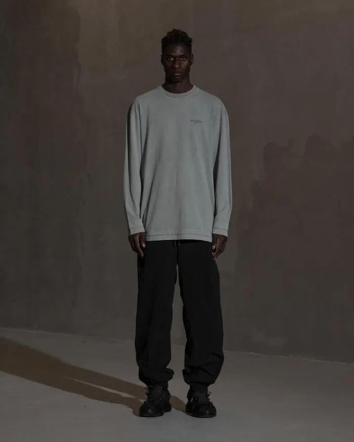 Men Tshirt Han Kjbenhavn Layered Long Sleeve 8211 Steel Grey