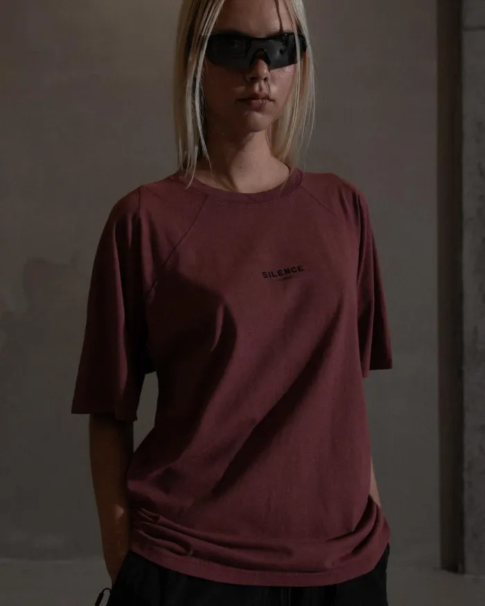 Men Tshirt Han Kjbenhavn Raglan Tee 8211 Blood Red