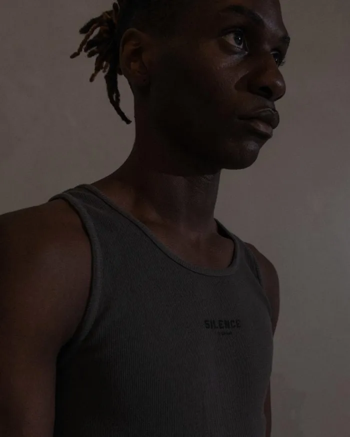 Men Tshirt Han Kjbenhavn Slim Tank Top 8211 Ash Grey